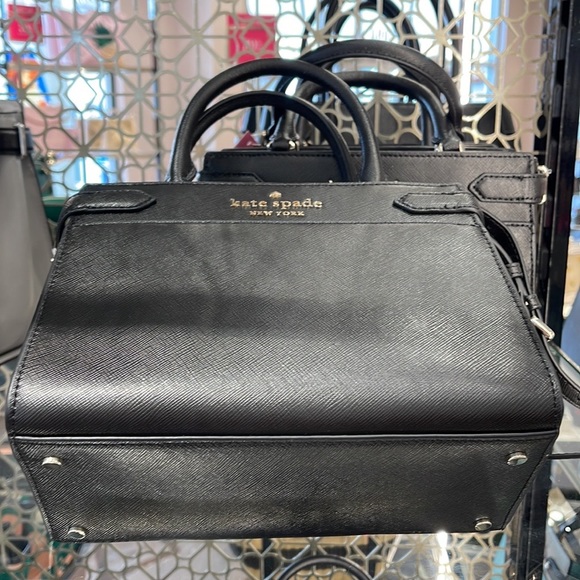 Kate Spade staci small satchel black NWT - Picture 9 of 16